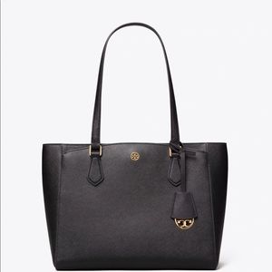 Tory Burch Robinson Small Tote - Black
